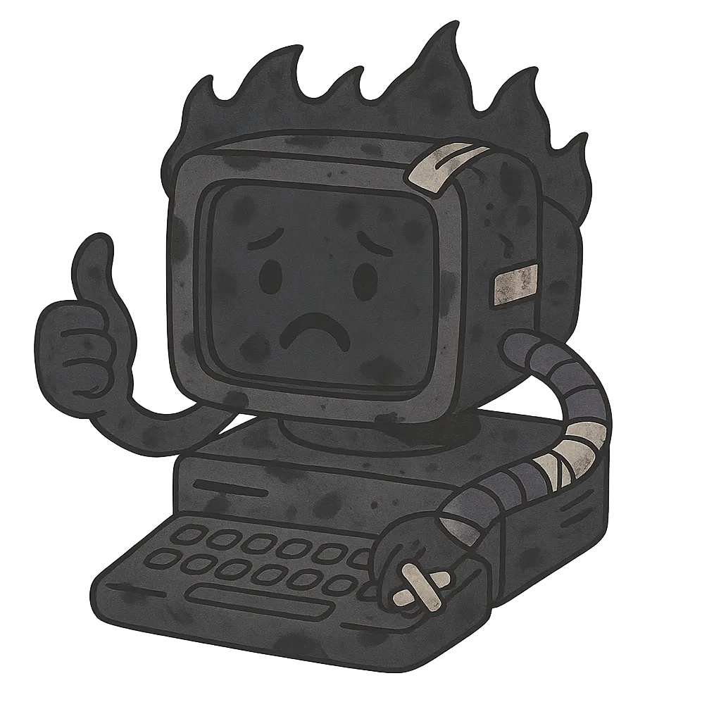 Computer bruciato ma ok